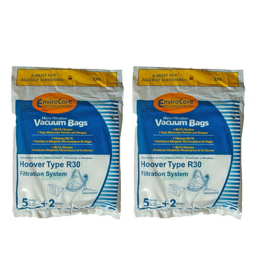 Filters for models using Type R30 Bags Hoover Allergen Canister Vacuum Bags